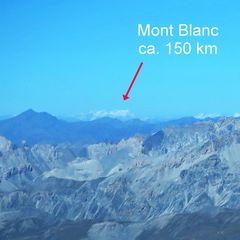 Flugwegposition um 13:43:45: Aufgenommen in der Nähe von Département Hautes-Alpes, Frankreich in 3083 Meter
